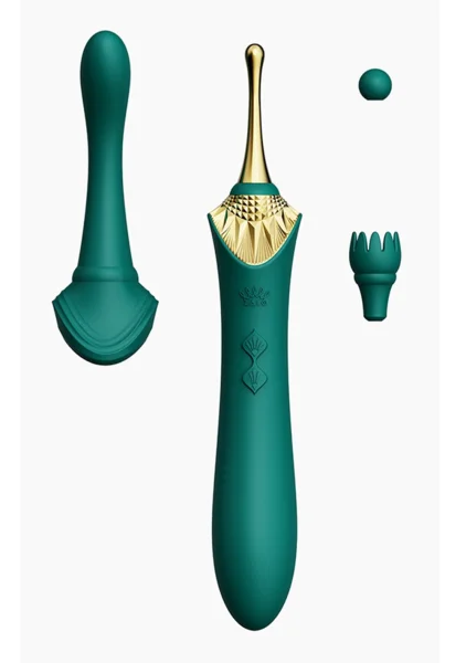 Bess Clit Massager in Turquoise Green by Zalo