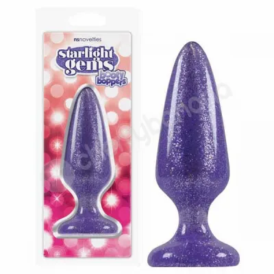 Starlight Gems Booty Boppers Purple Large Butt Plug