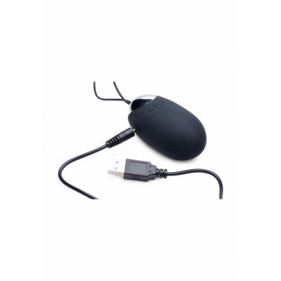 Thunder Egg 21X Silicone Vibrator with Remote Control Black Egg Sex Toy