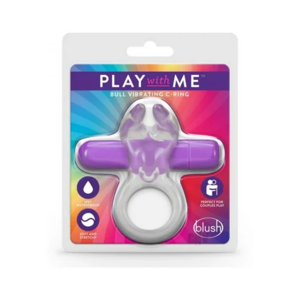 Play With Me - Bull Vibrating C-ring - Purple — image 8 of 16