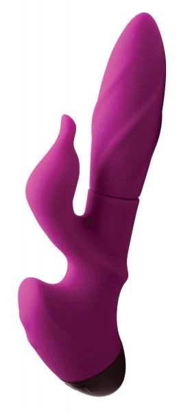 Spiral 10X Rotating Silicone Vibe Pink — image 7 of 8