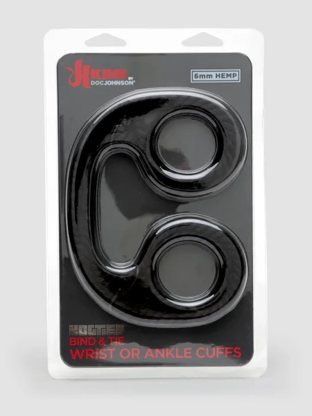Kink by Doc Johnson Hemp Hog Tie Cuffs