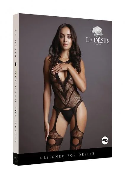 Suspender bodystocking
