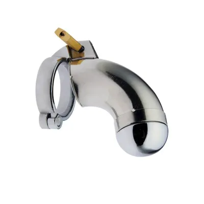 Kinki Shaft Chastity Cage 40mm Silver 40mm