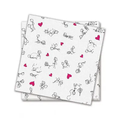 Dirty dishes position napkins bag of 8