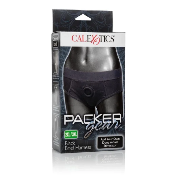Packer Gear Black Brief Harness 2XL/3XL