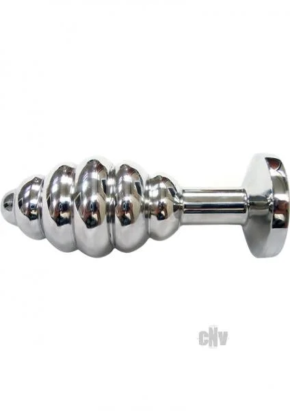 Rouge Threaded Butt Plug Large Clamshell