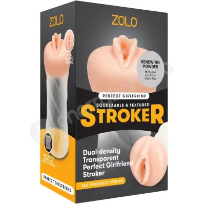 Zolo Penis Masturbator Clear Deep Throat Mouth Stroker