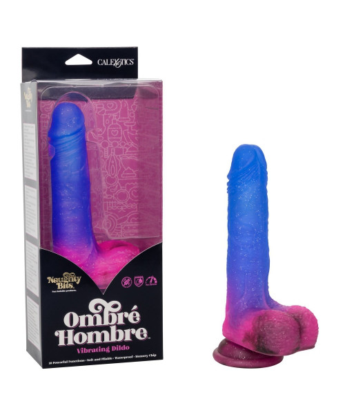 Naughty Bits Ombre Hombre Vibrating Dildo