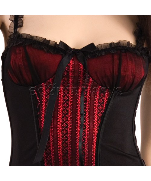 Luxurious corset with g-string