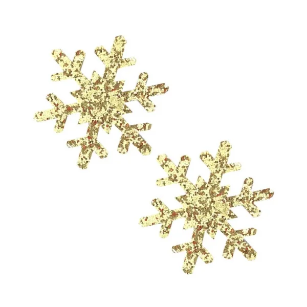 Neva Nude Pasties Snowflake Glitter Gold — image 6 of 8