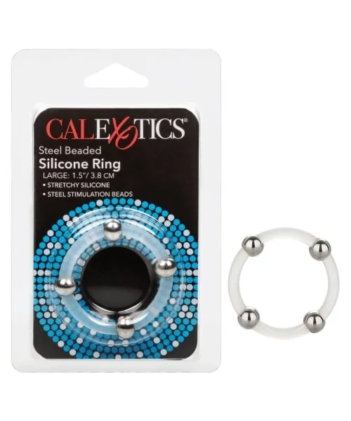 Steel Beaded Silicone Ring — image 7 of 8