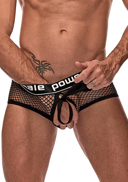 "Cock Pit" Mini Cock Ring Short - Lacy Lingerie for Men