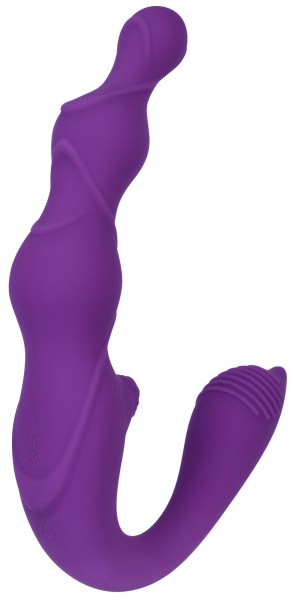 6'' Vibrating Strapless Strap On