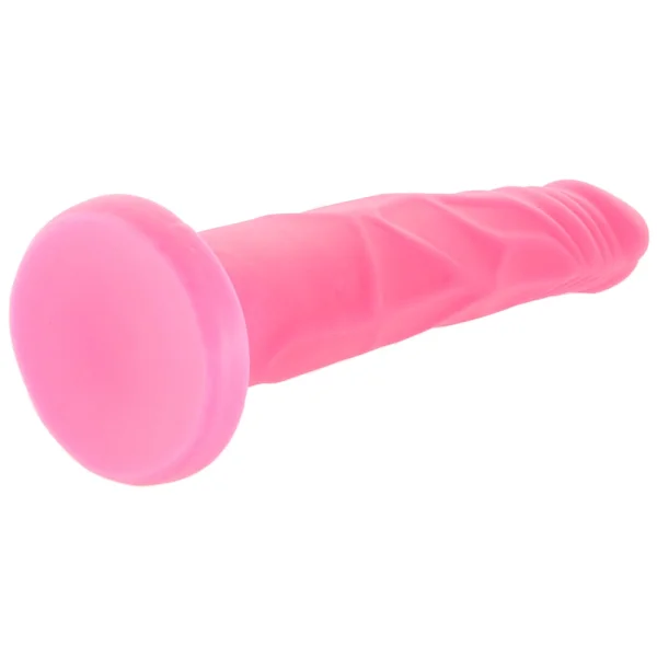 Neo - 7.5 Inch Dual Density Cock - Neon Pink