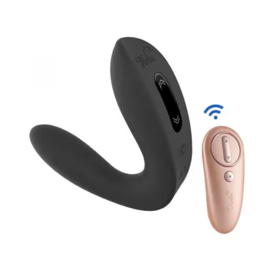 Hercules Remote C shape Vibrating Plug Black