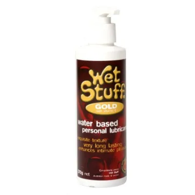 Wet Stuff Gold 270g Pump Bottle Water Based Lubricant