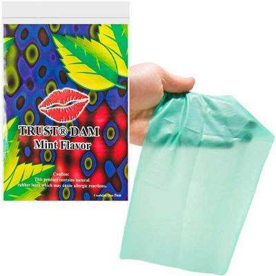Trust Dental Dam Mint Flavored 10 Pack