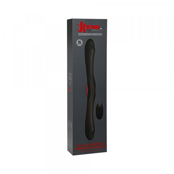 Kink Dual Flex Vibrator Wireless Remote Black
