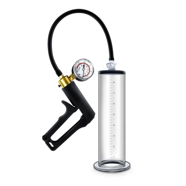 Performance - Vx7 Vacuum Penis Pump With Brass Trigger & Pressure Gauge  -  Clear — image 9 of 20