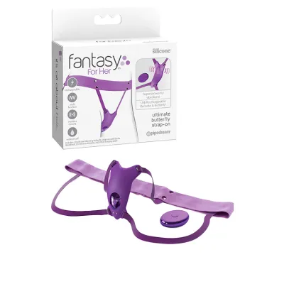 Pipedream Fantasy For Her 3 9 Wearable Butterfly Clitoral Vibrator