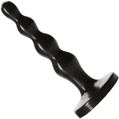 Ripple Small Silicone Butt Plug By Tantus Onyx