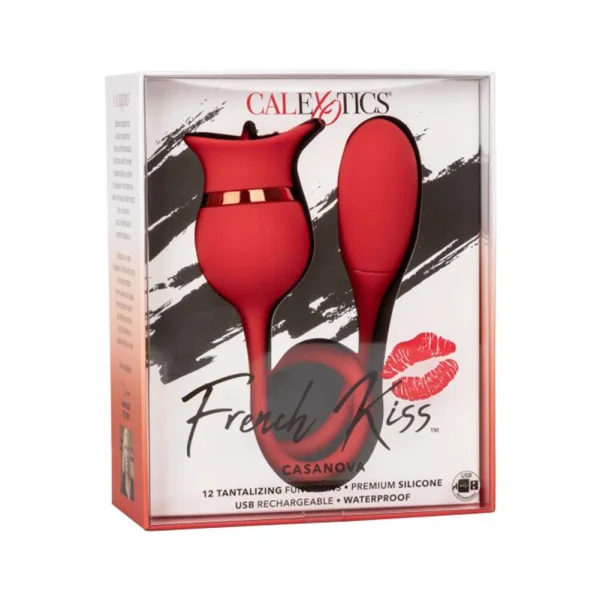 French Kiss™ Casanova Clit Stimulator - (2 in 1 Tongue & Bullet Vibrator!)
