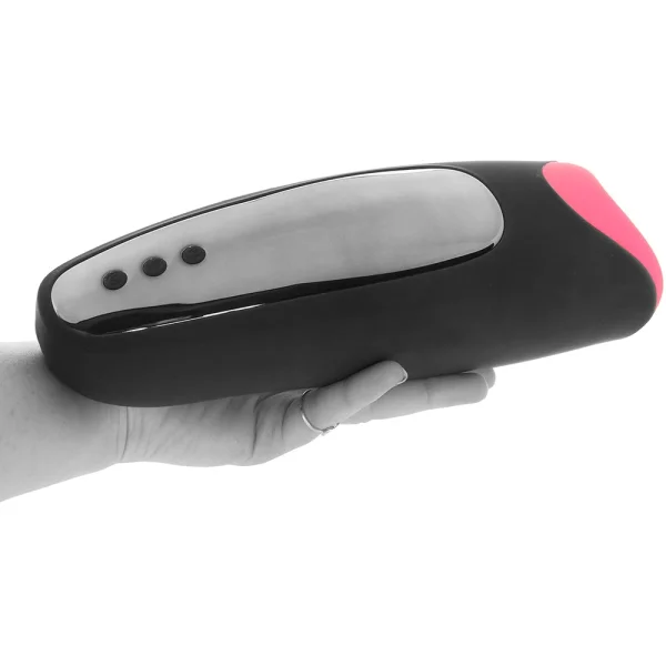 Maia Piper Vibrating Self-Heating Silicone Masturbation Sleeve with Suction