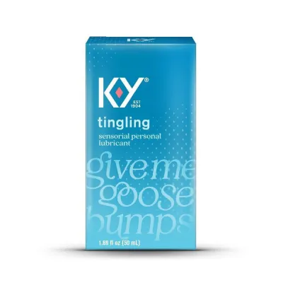 K Y Tingling Sensorial Personal Lubricant Water Based Lube 1 69oz Sexual Lubricants