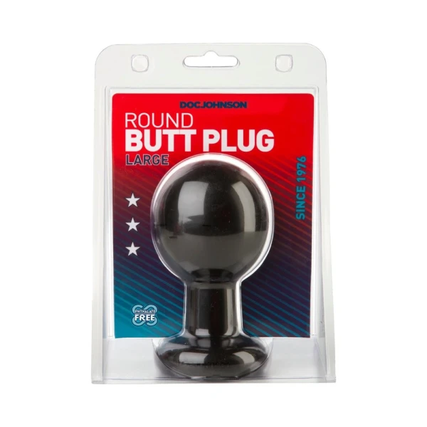 Ball Shape Anal Plug Large Black — image 9 of 9