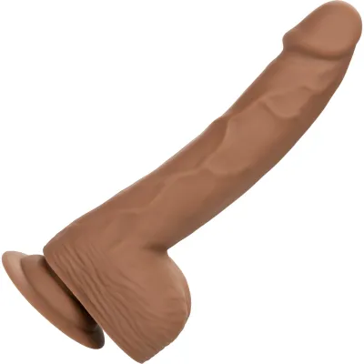 Silicone Studs Realistic 8 Suction Cup Dildo Caramel