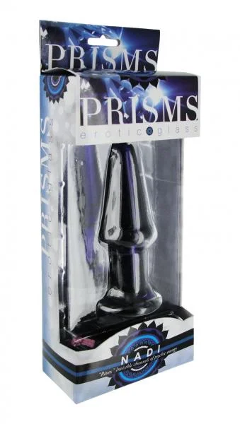 Nadi Glass Butt Plug Blue