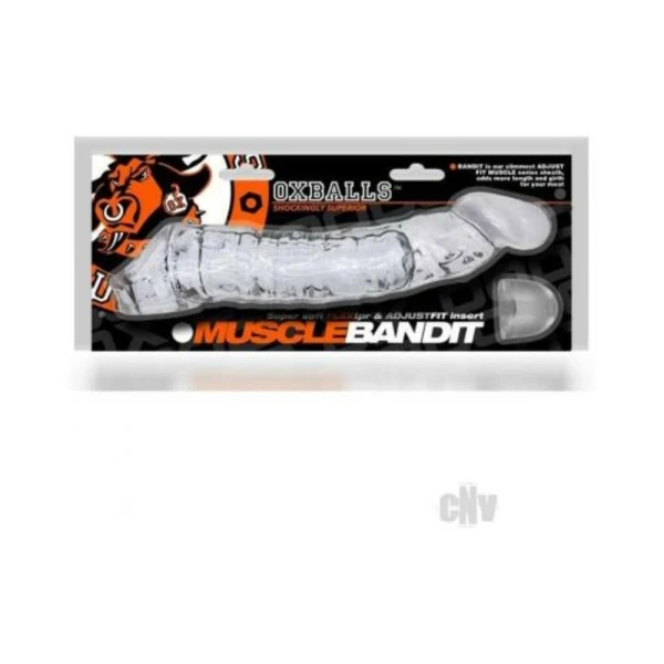 :  Oxballs Muscle Bandit Slimmest Muscle Cocksheath Clear