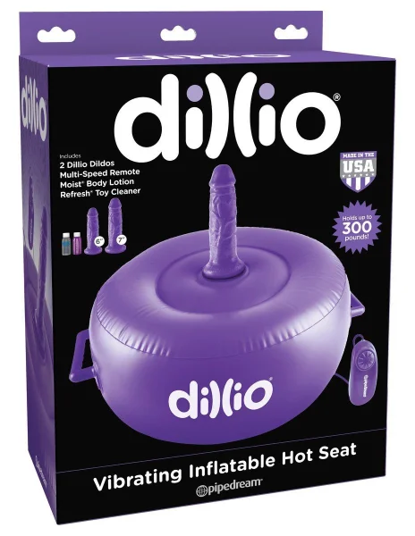 Dillio Vibrating Inflatable Hot Seat