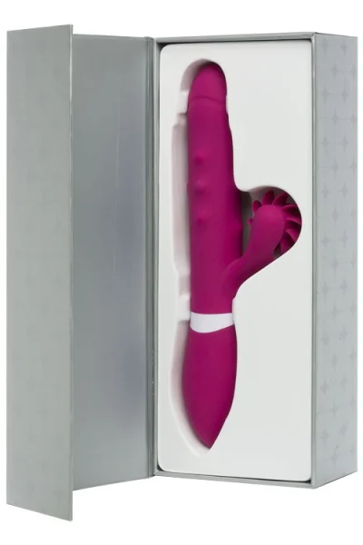 Doc Johnson iVibe Select iRoll 9.5" Beaded Rabbit Vibrator with Rotating Tongues