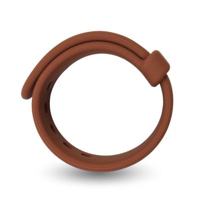 Velv 39 Or Rooster Jason Adjustable Hard Silicone Cock Ring Brown
