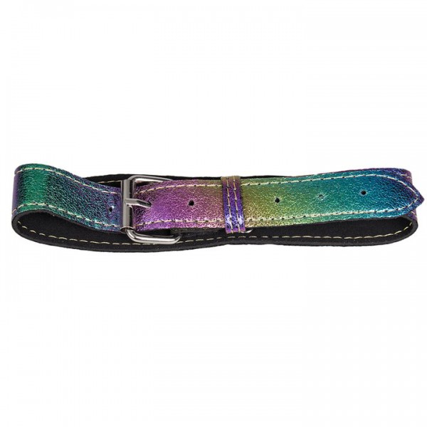 Bondara Shiny B!tch Holographic Faux Leather Collar and Leash — image 5 of 5