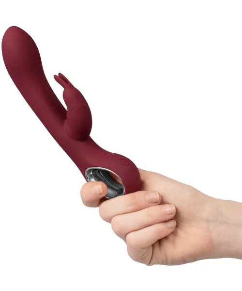 Mon Amour Burgundy Luxury Silicone 16 Function Rabbit Vibrator