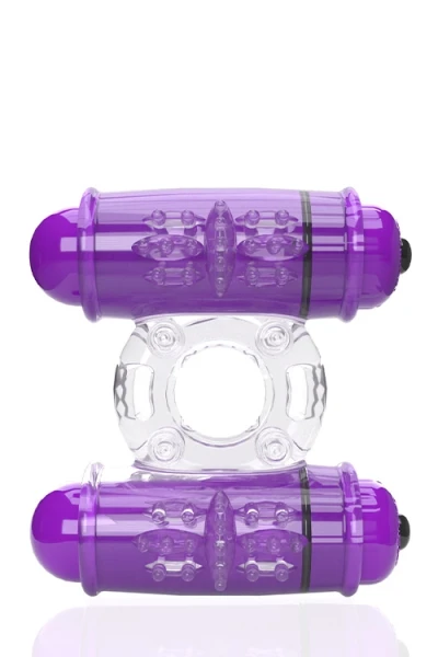 Screaming O Double Wammy Stretchy Bass Vibrating Cock Ring