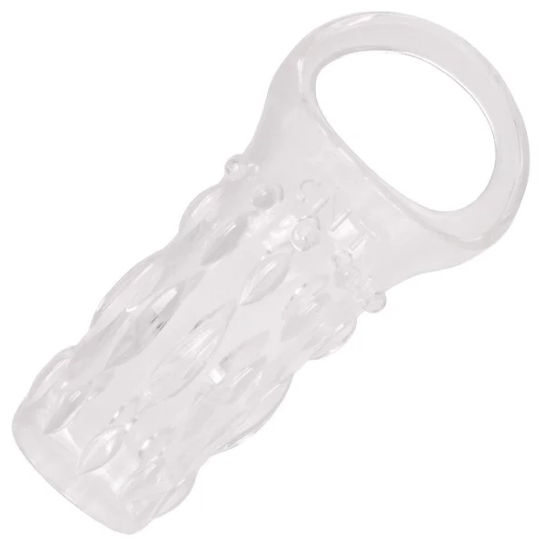 Clear Textured Cock Cage - Penis Enhancer