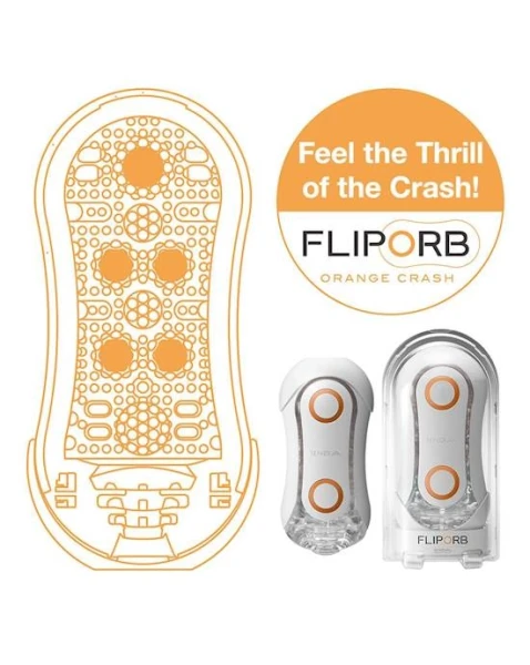 Tenga Flip Orb Orange Crash