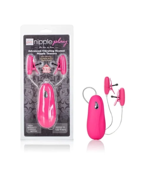 Nipple play vibrating heated nipple teasers