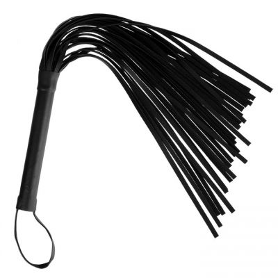 Bondara Sensational Black PU Flogger 12 Inch