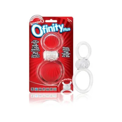 Ofinity Plus Dual Vibrating Ring Clear