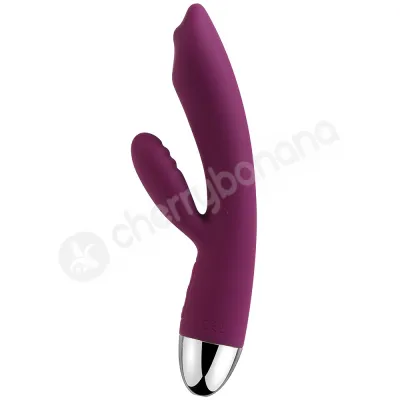 Svakom Trysta Purple Rolling Tip G Spot Clit Rabbit Vibrator