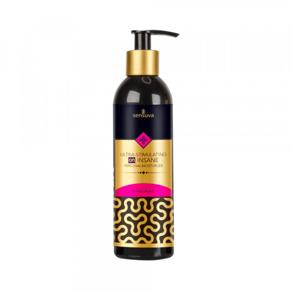 Sensuva Ultra-stimulating On Insane Personal Moisturizer - Unscented 8 Fl. Oz. Bottle