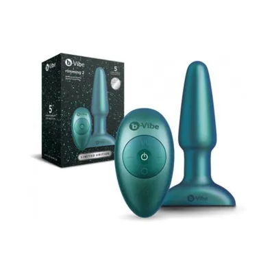 B vibe Rimming Plug Space Green