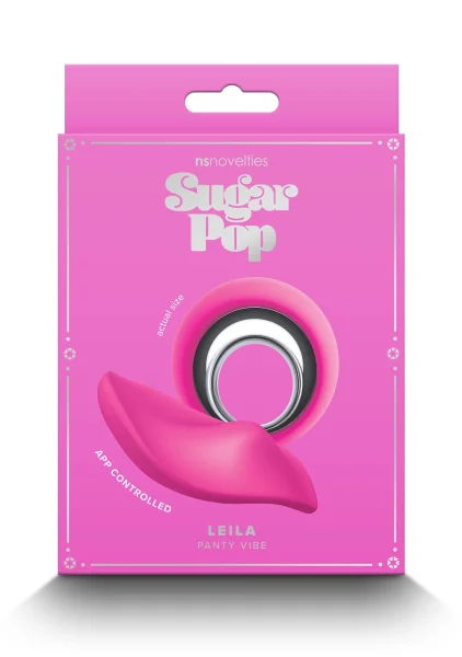 Sugar Pop Leila Rechargeable Silicone App Enabled Panty Vibe With Remote - Teal
