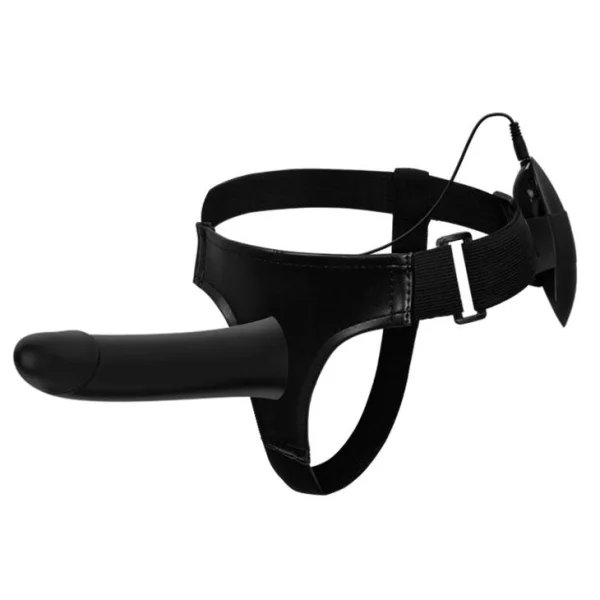 Vibrating Silicone Hollow Strap On