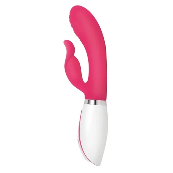 Disco Bunny Rabbit Style Silicone Rechargeable Vibrator by Evolved Novelties